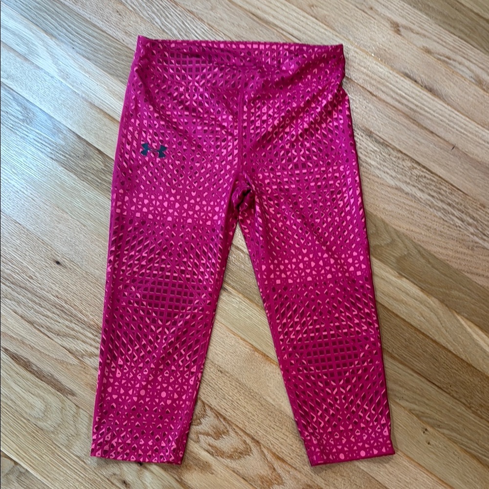 Under Armour Pink Capri Leggings
